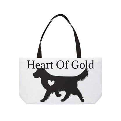 Heart Of Gold Weekender Tote Bag
