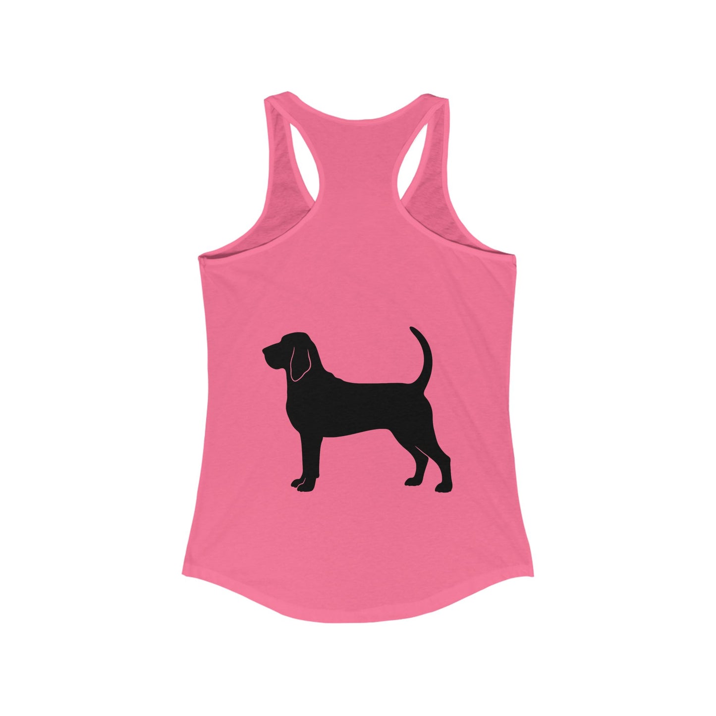 Bloodhound Silhouette Women's Racerback Tank
