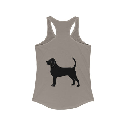 Bloodhound Silhouette Women's Racerback Tank