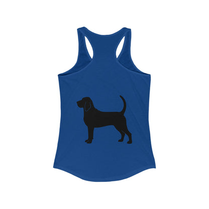 Bloodhound Silhouette Women's Racerback Tank