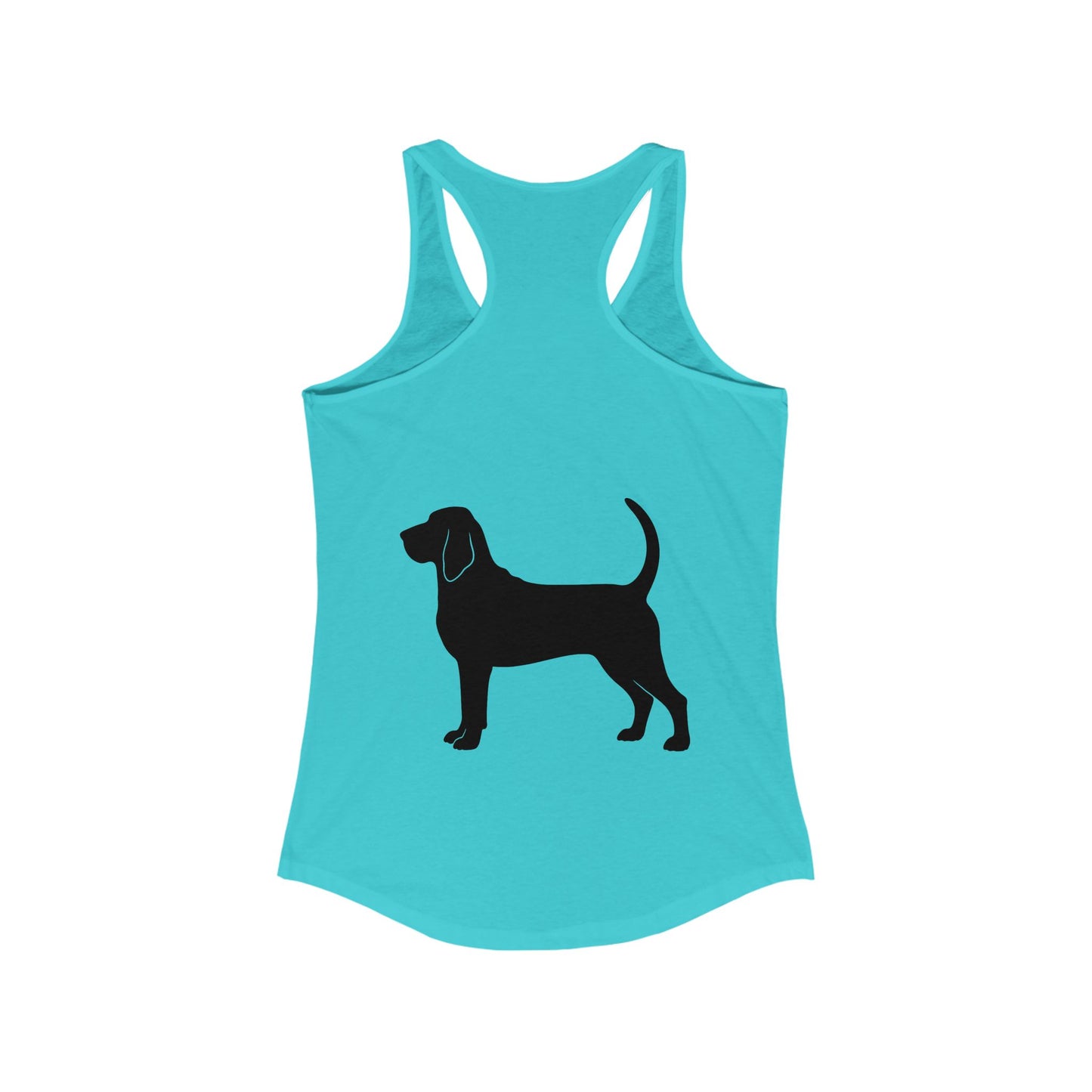 Bloodhound Silhouette Women's Racerback Tank