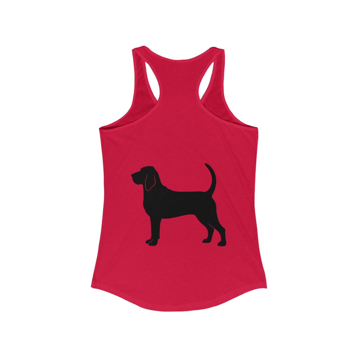Bloodhound Silhouette Women's Racerback Tank