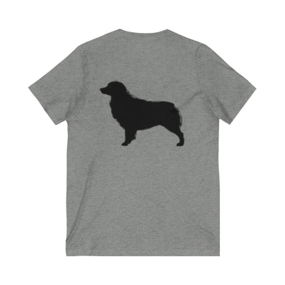 Aussie Silhouette Unisex Short Sleeve V-Neck Tee