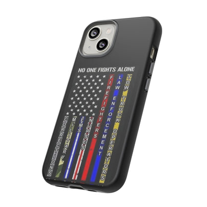 No One Fights Alone iPhone Case