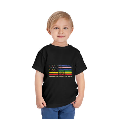 First Responder Toddler Unisex Short Sleeve Crewneck Tee