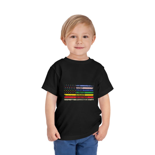 First Responder Toddler Unisex Short Sleeve Crewneck Tee