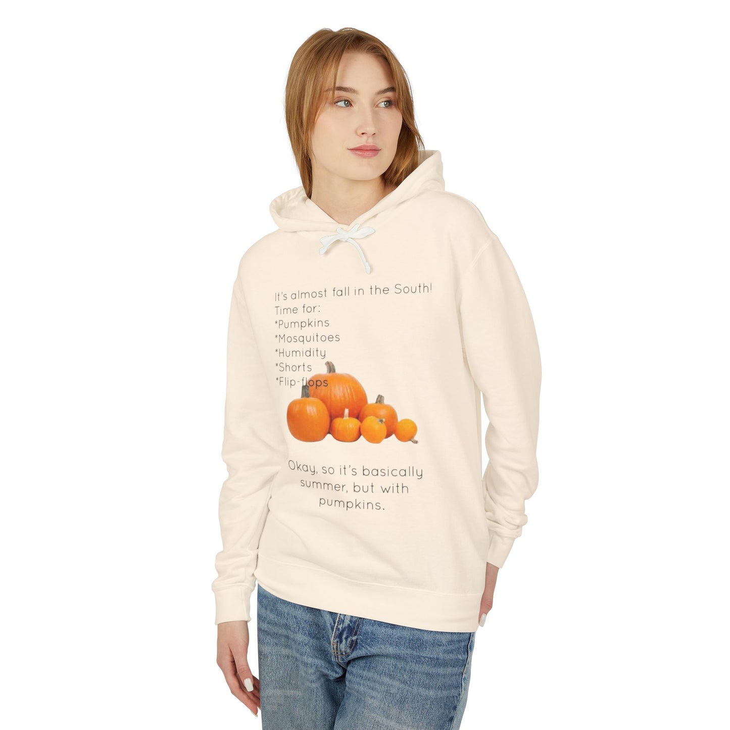 Fall In The South Unisex Lightweight Hoodie