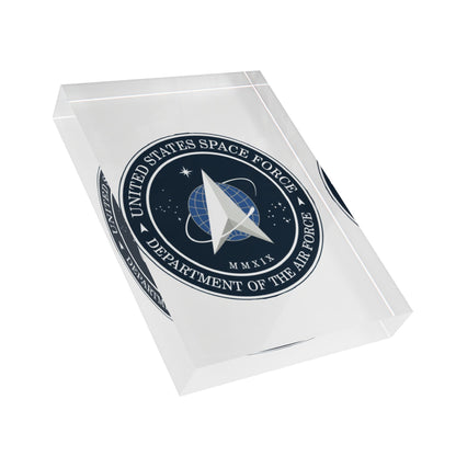 US Space Force Acrylic Photo Block