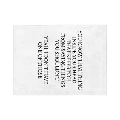No Filter Velveteen Microfiber Blanket