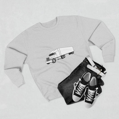 Semi Truck Unisex Crewneck Sweatshirt