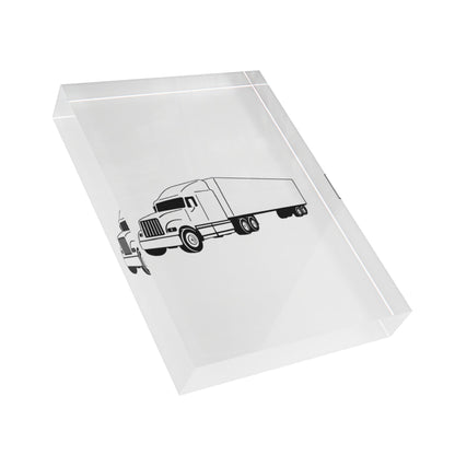 Semi Truck Acrylic Photo Block
