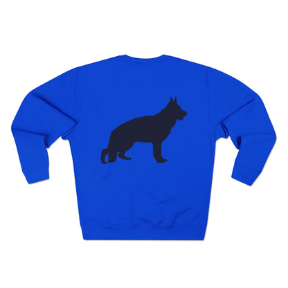 German Shepherd Silhouette Unisex Crewneck Sweatshirt