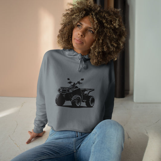 Slingin' Mud Quad Women's Crop Hoodie