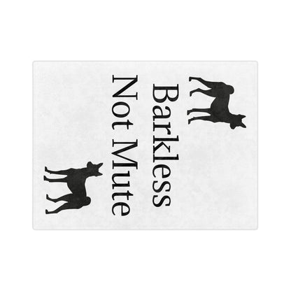 Barkless Not Mute Velveteen Microfiber Blanket