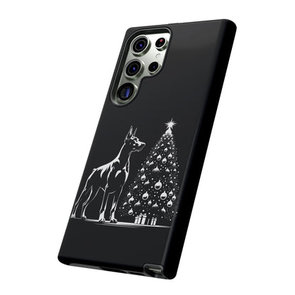Doberman Christmas Tree Samsung Case