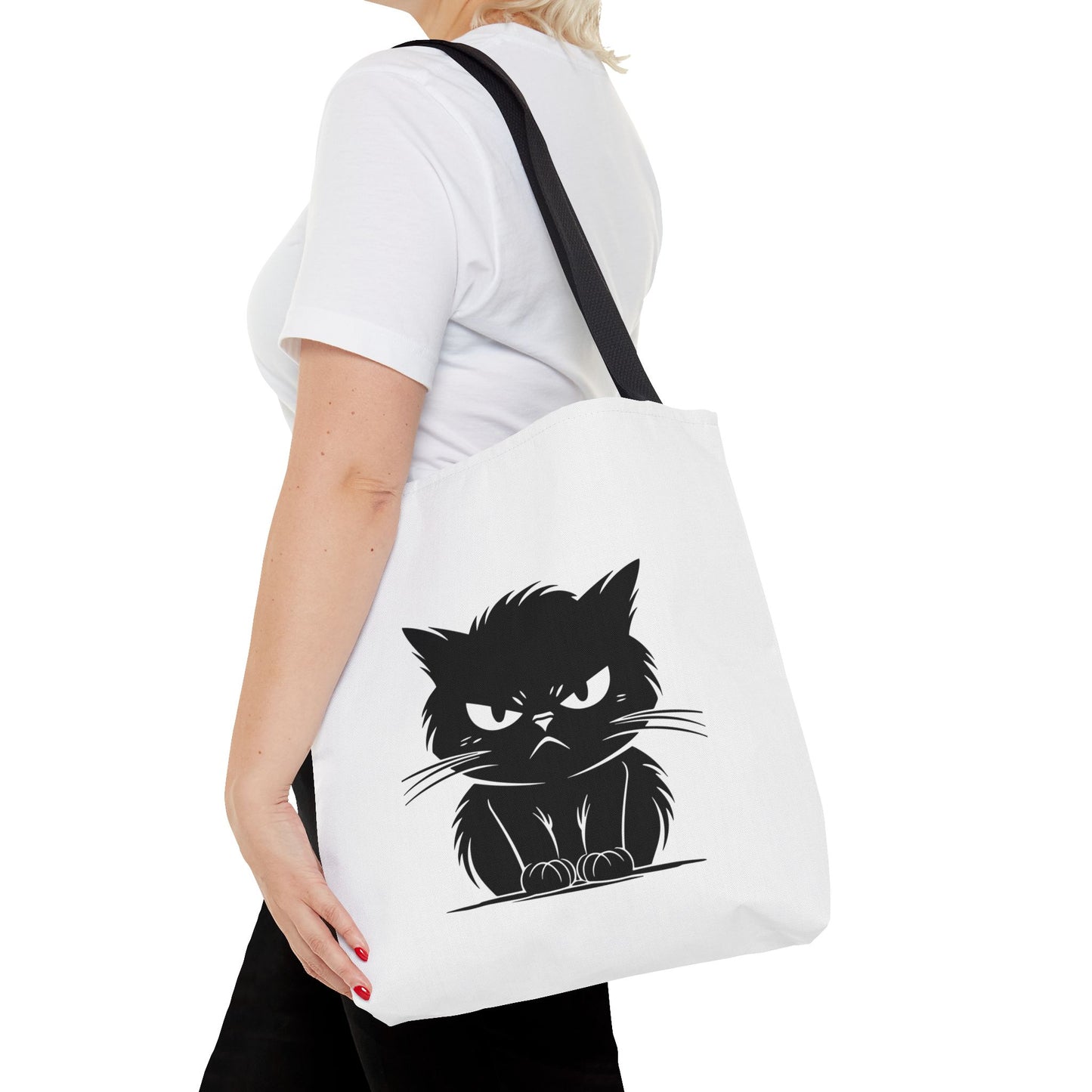 Angry Cat Tote Bag