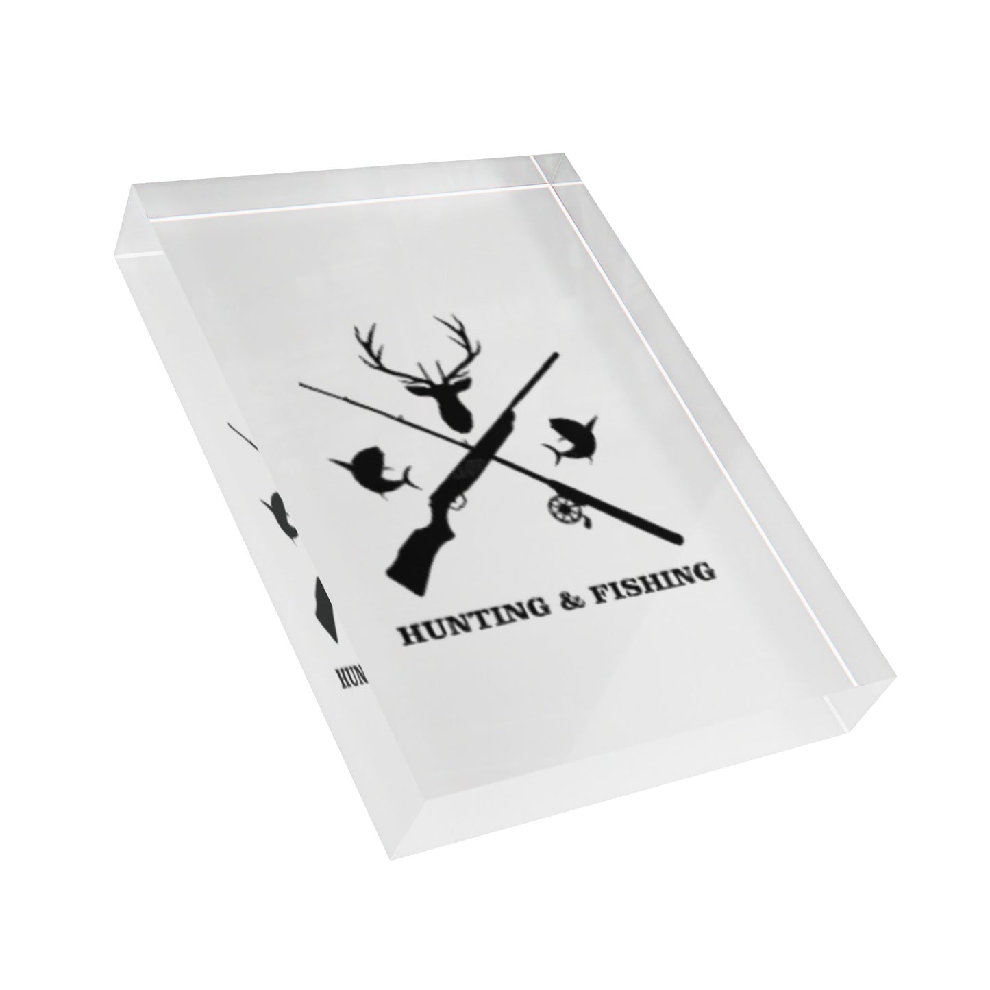 Hunting/Fishing Acrylic Photo Block