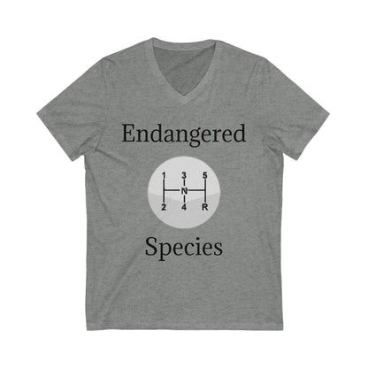Endangered Species Unisex Short Sleeve V-Neck Tee
