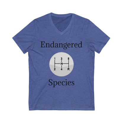 Endangered Species Unisex Short Sleeve V-Neck Tee