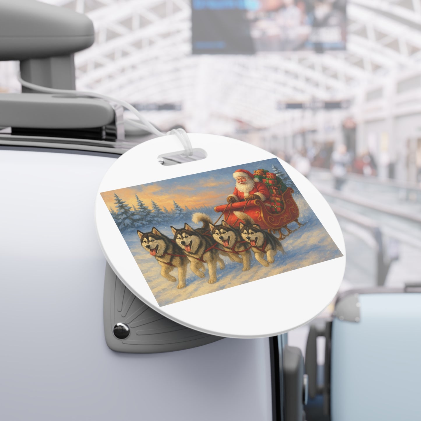 Dashing Through The Snow Luggage Tag