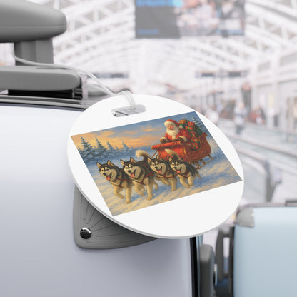 Dashing Through The Snow Luggage Tag