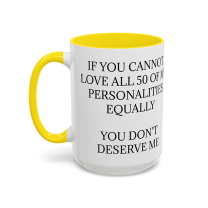 50 Personalities 2-Tone Coffee Mug
