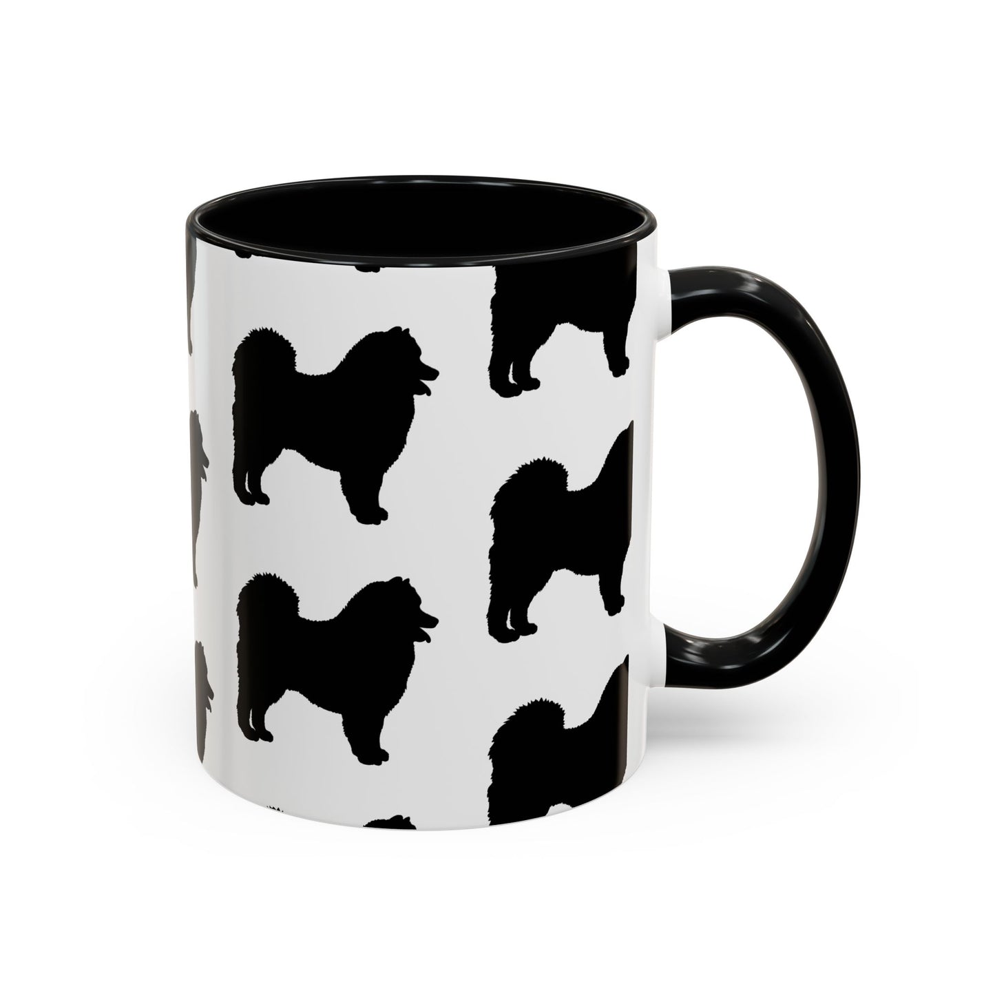 Samoyed Silhouette 2-Tone Coffee Mug