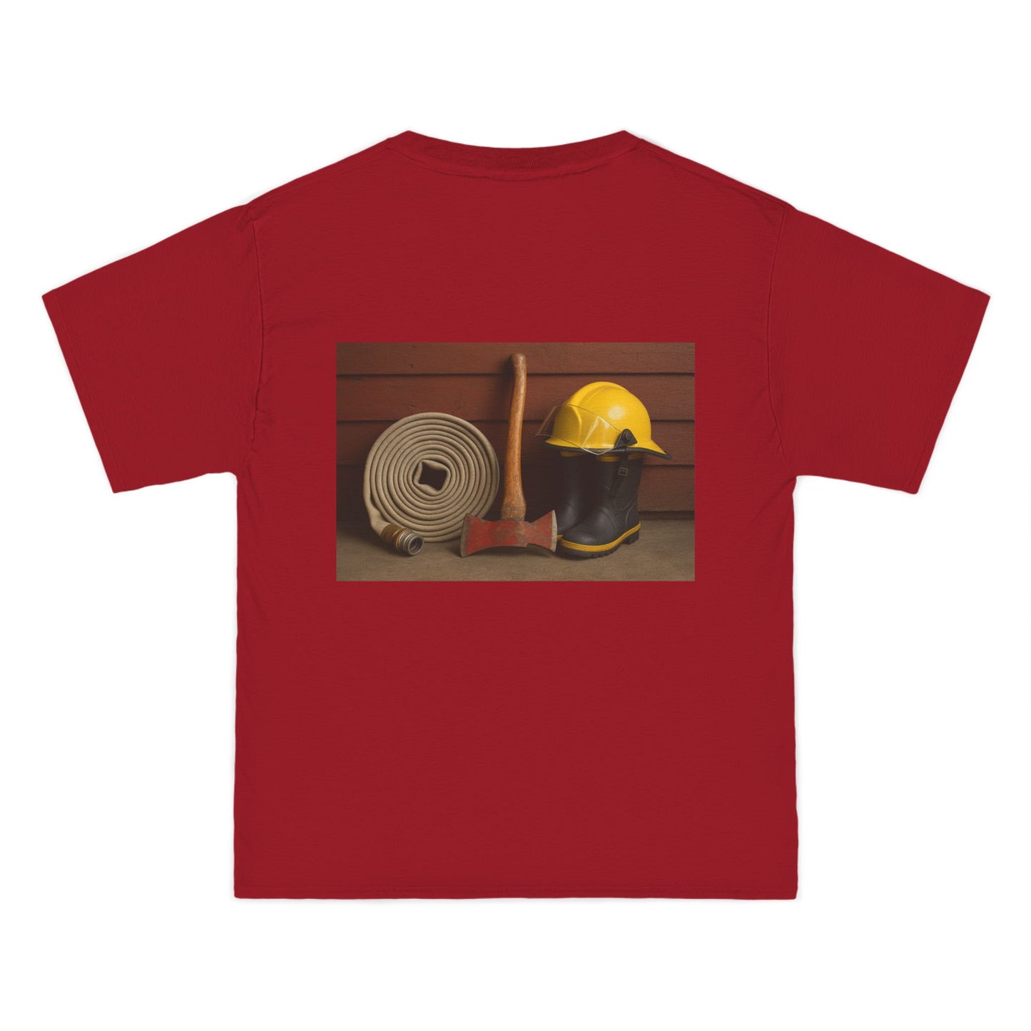 Fire/Rescue Appreciation Men's Short-Sleeve Crewneck Tee