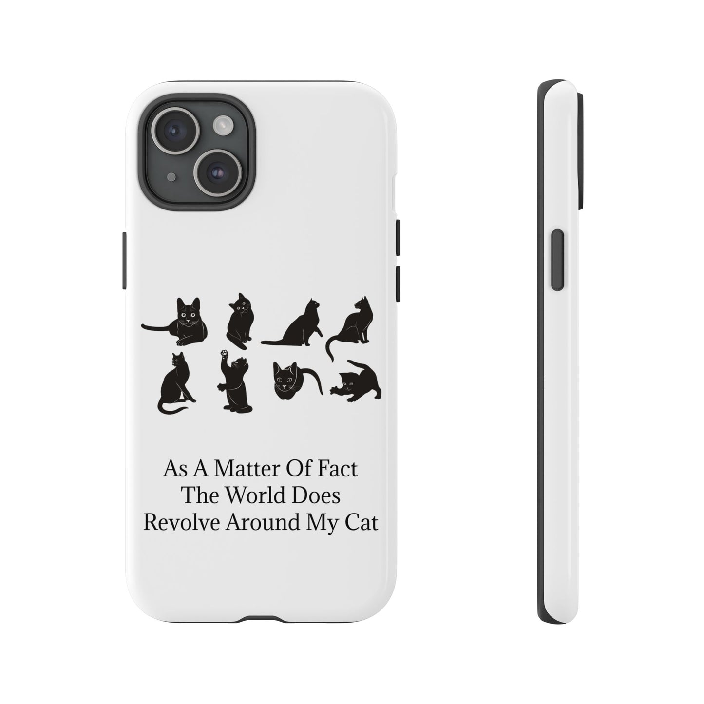 Matter Of Fact Cat iPhone Case