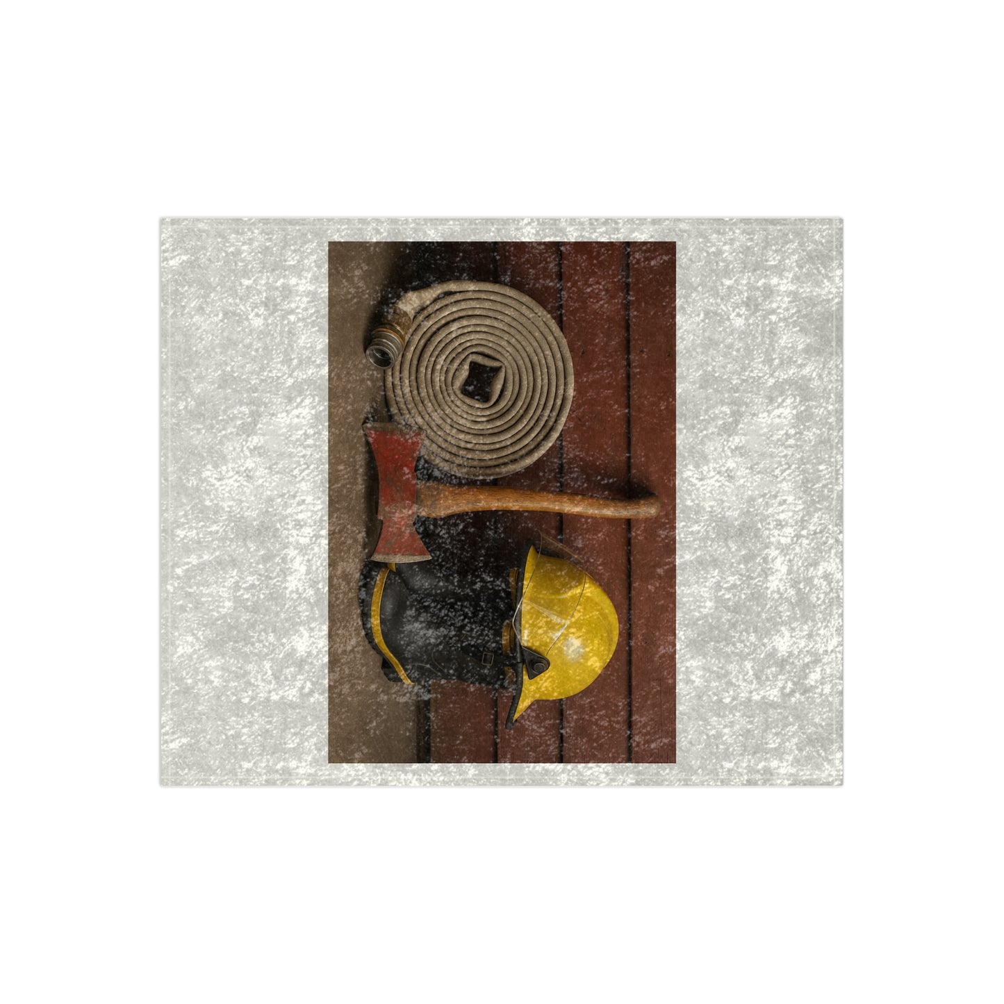 Fire/Rescue Appreciation Crushed Velvet Blanket