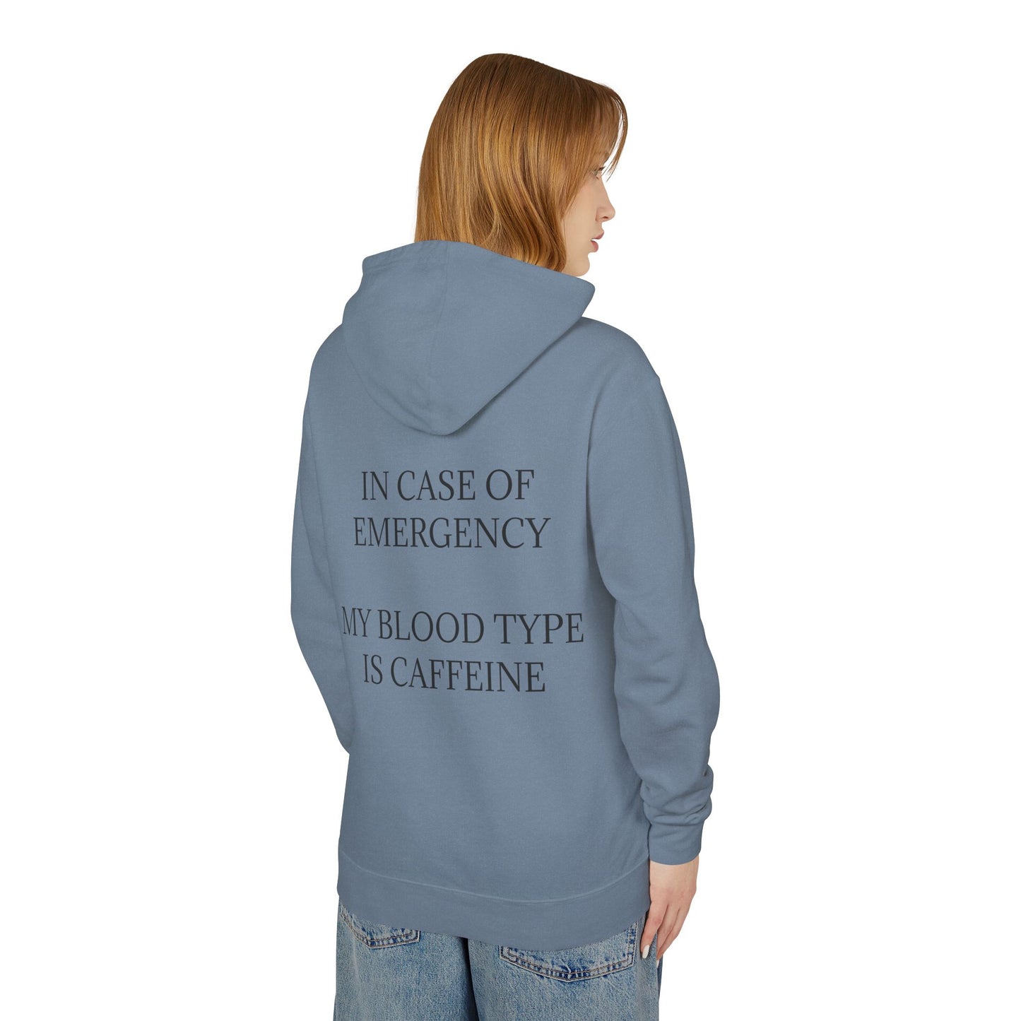 Blood Type Unisex Lightweight Hoodie