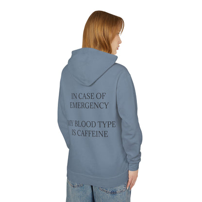 Blood Type Unisex Lightweight Hoodie