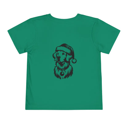 Santa Paws Golden Toddler Unisex Short Sleeve Crewneck Tee