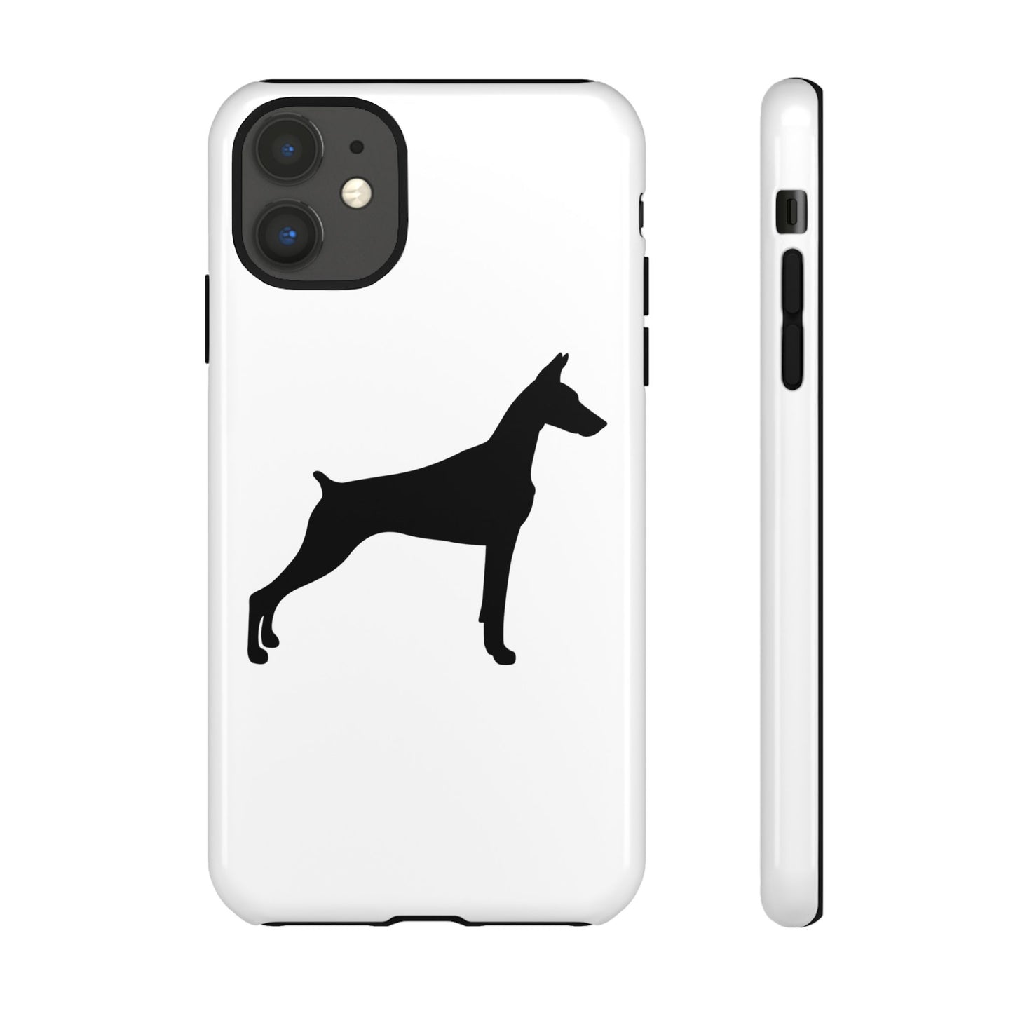 Doberman Silhouette iPhone Case