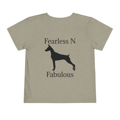 Fearless N Fabulous Toddler Unisex Short Sleeve Crewneck Tee