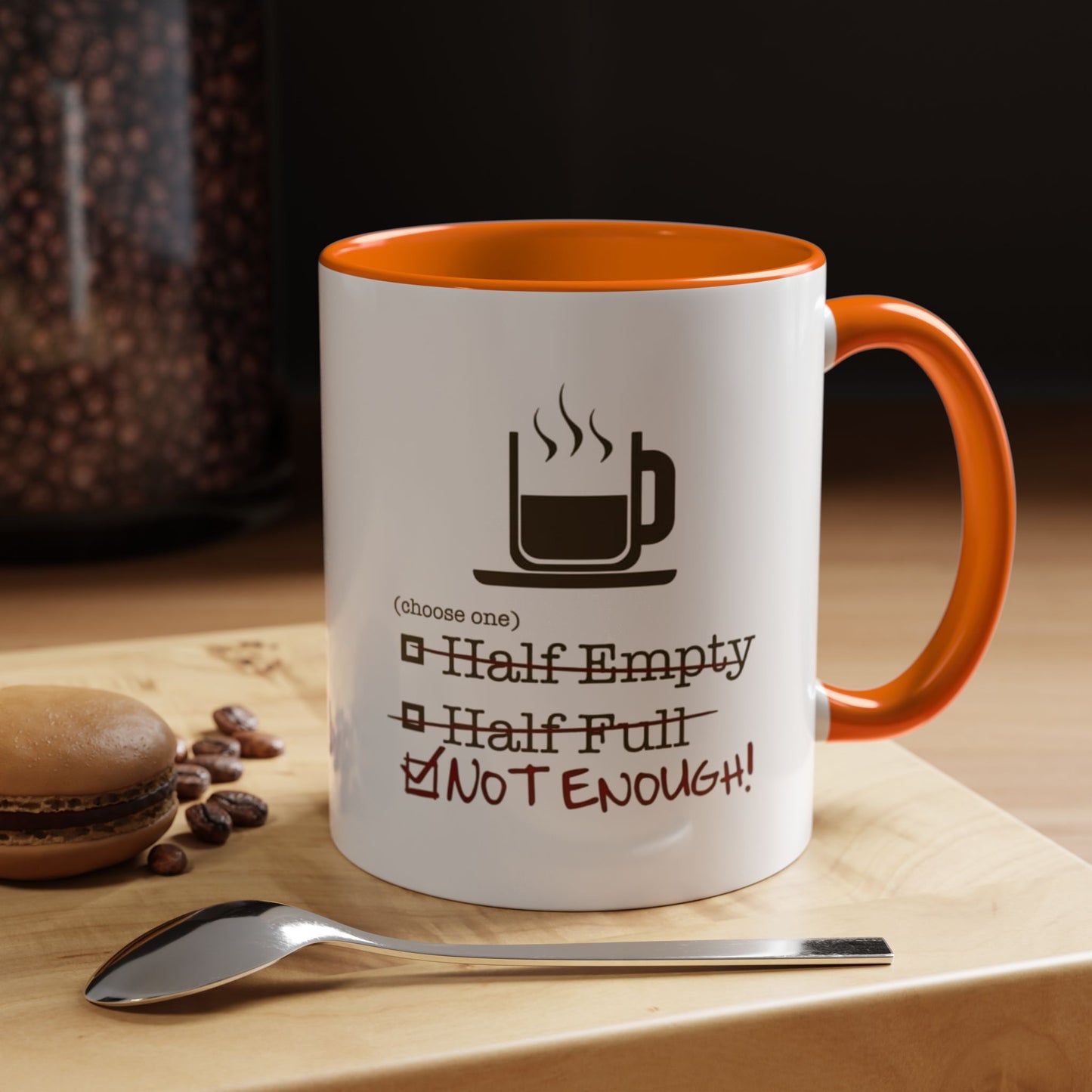 Not Enough 2-Tone Coffee Mug