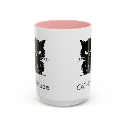 CAT-ittude 2-Tone Coffee Mug