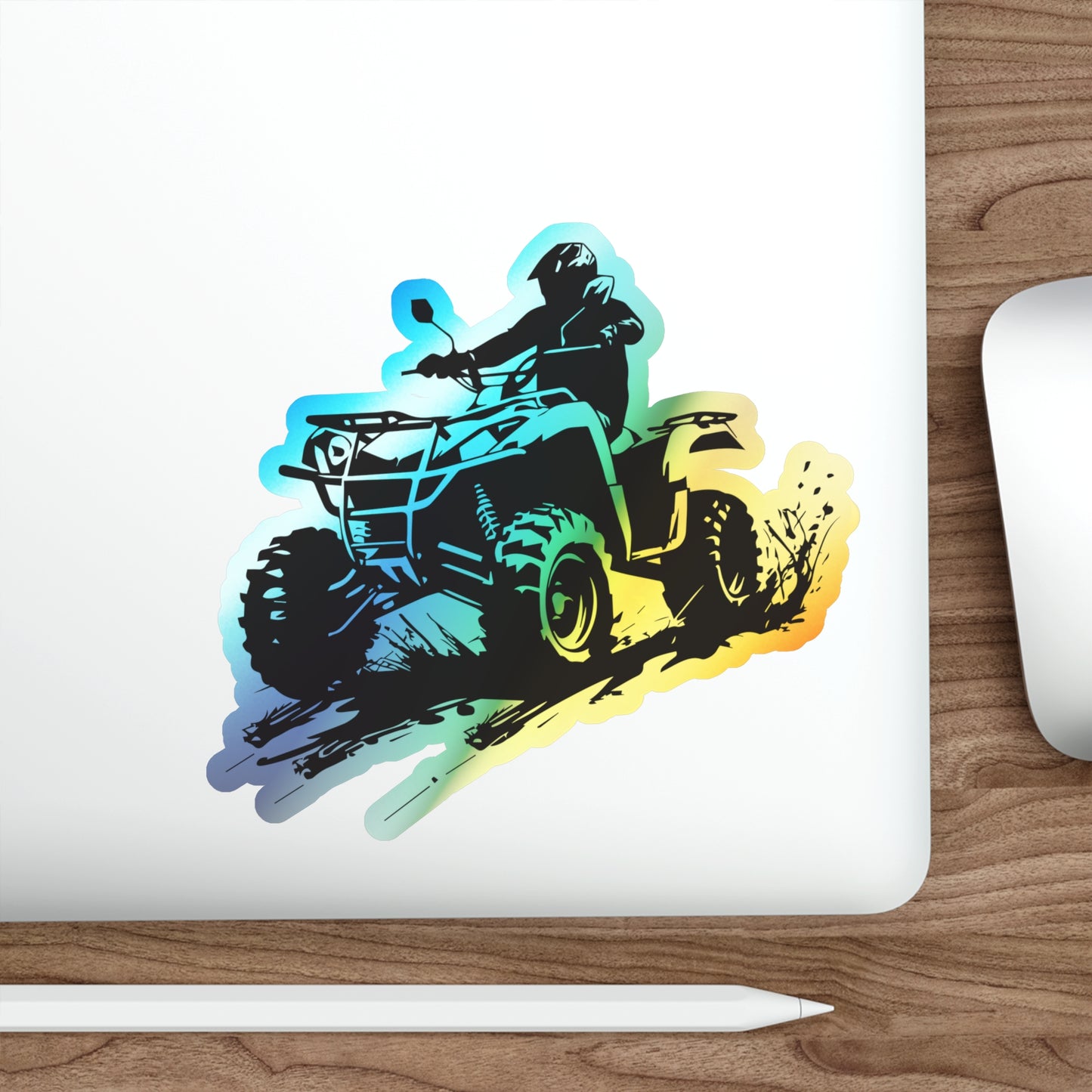 Slingin' Mud Quad Holographic Sticker