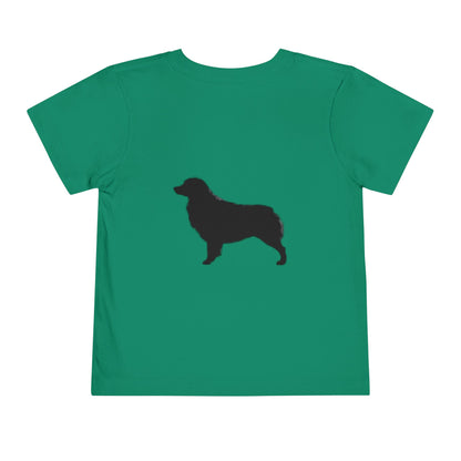 Aussie Silhouette Toddler Unisex Short Sleeve Crewneck Tee