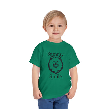 Sammy Smile Toddler Unisex Short Sleeve Crewneck Tee