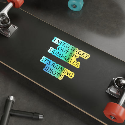 Dumbrella Holographic Sticker