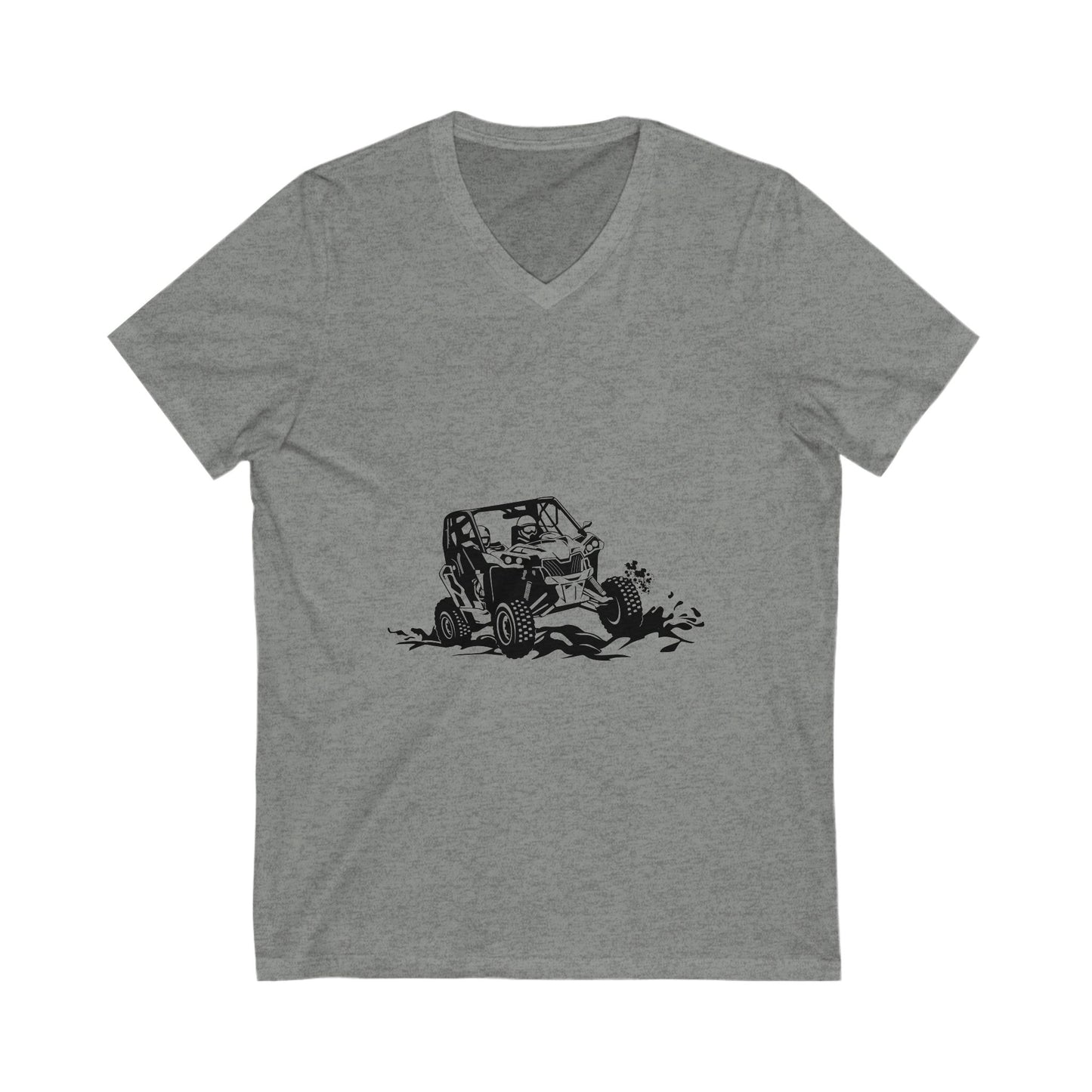 Slingin' Mud Side By Side Unisex Short Sleeve V-Neck Tee