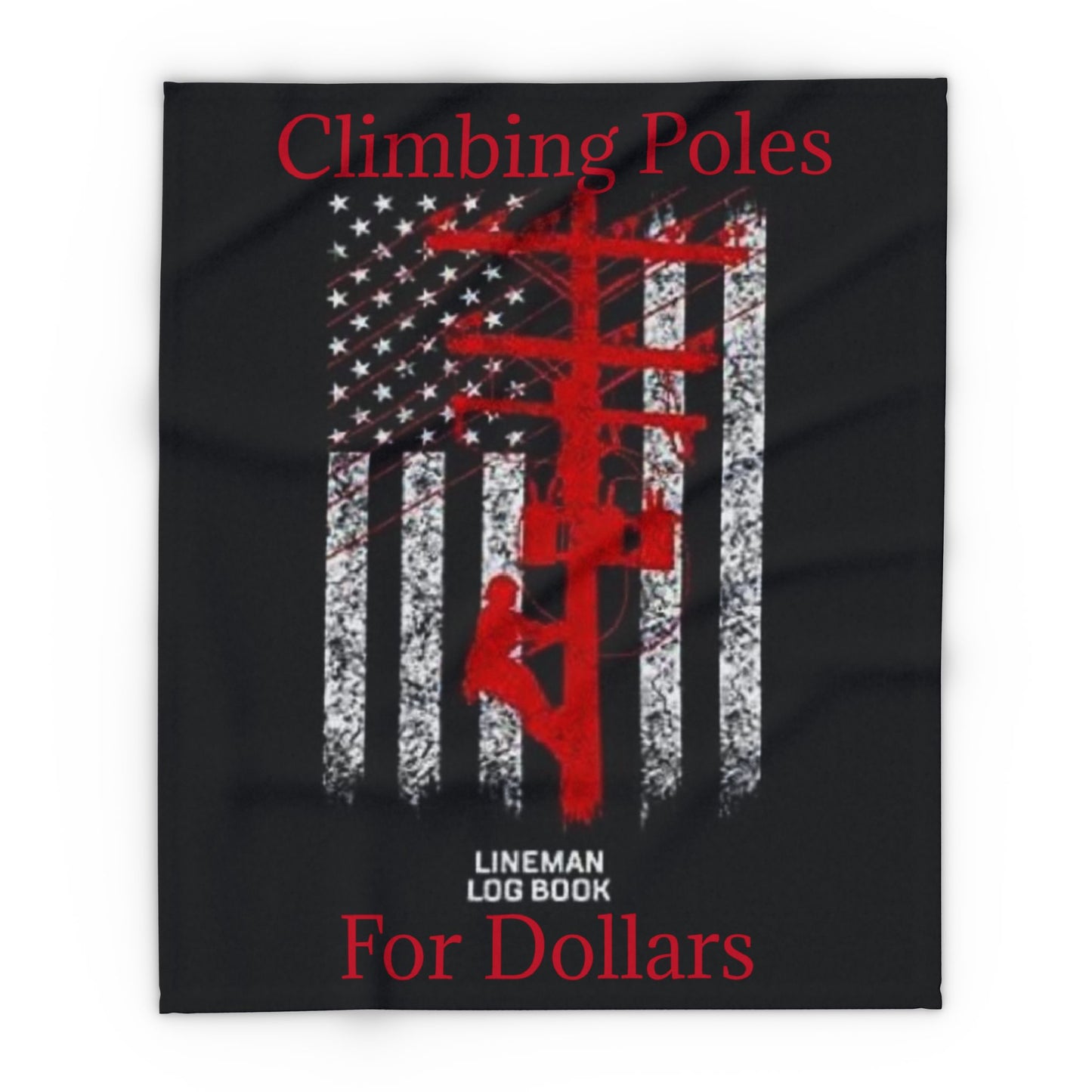 Climbing Poles Arctic Fleece Blanket