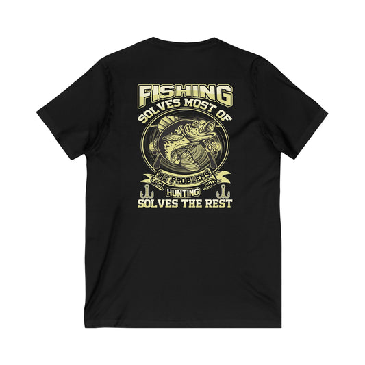 Problem Solving Unisex Short Sleeve V-Neck Tee