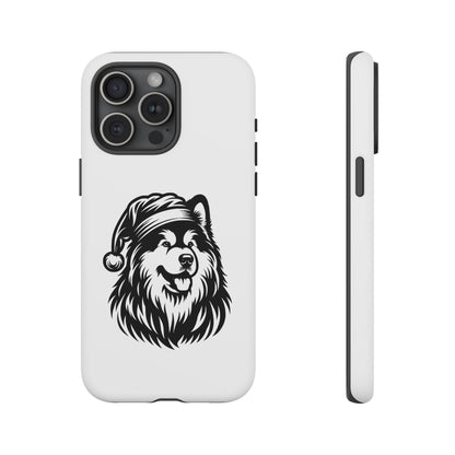 Santa Paws Malamute iPhone Case