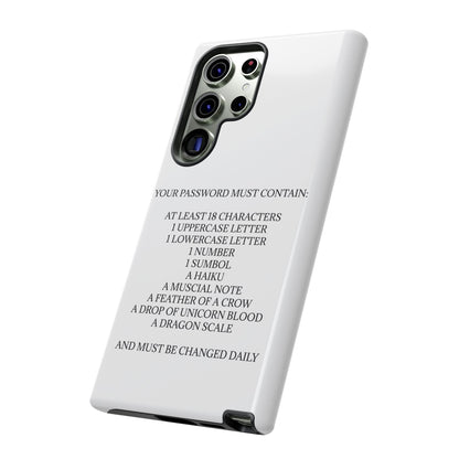 Password Samsung Case