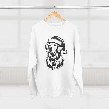 Santa Paws Golden Unisex Crewneck Sweatshirt