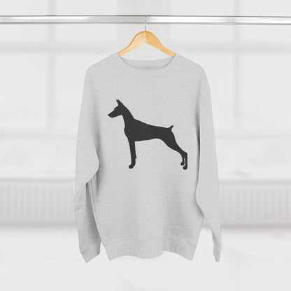 Doberman Silhouette Unisex Crewneck Sweatshirt