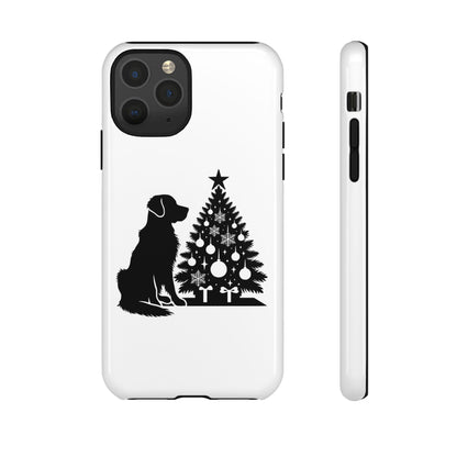 Golden Christmas Tree iPhone Case