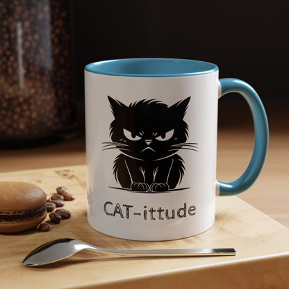 CAT-ittude 2-Tone Coffee Mug